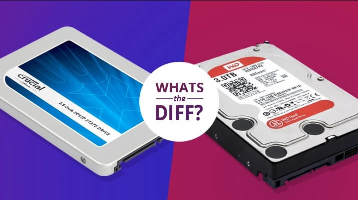 The operating differences between HDD and SSD